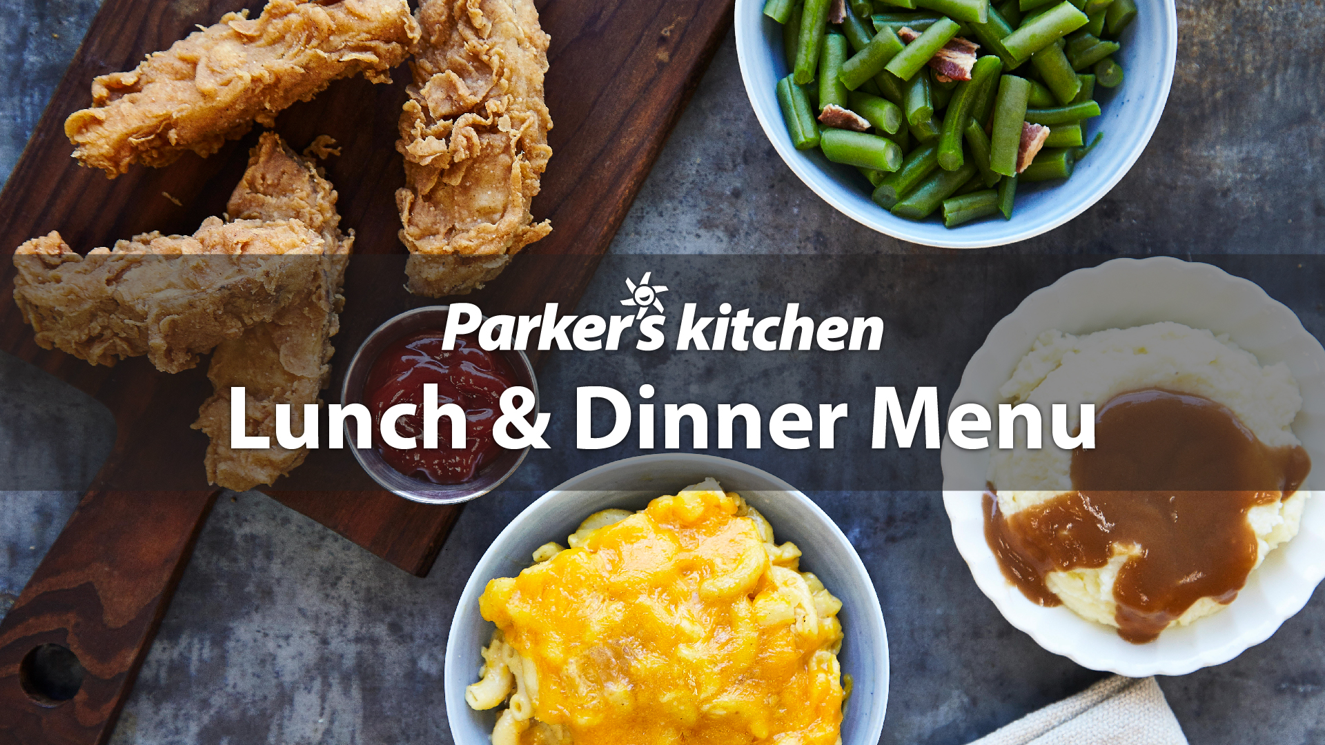 Parker's Kitchen Lunch & Dinner Menu