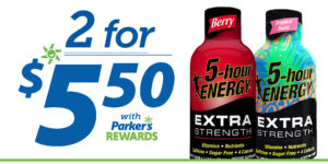 2 for $5.50 5-hour Energy