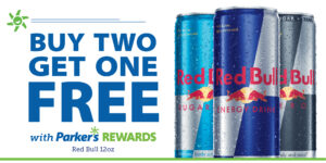Buy 2, Get 1 Free Red Bull 12oz