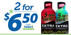 2 for $6.50 5-hour Energy