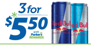 2 for $5.50 8.4oz Red Bull